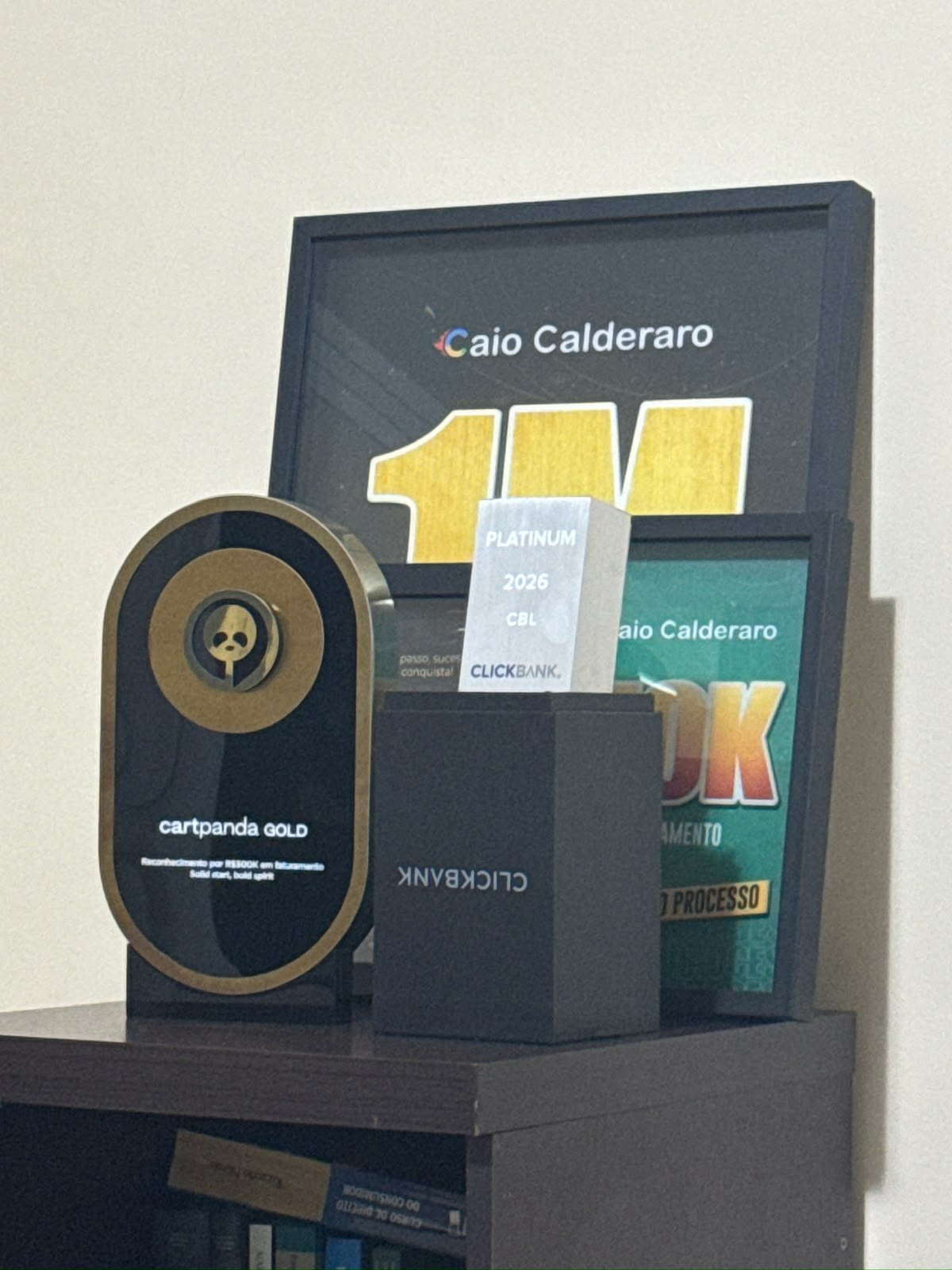 Prêmios ClickBank e CartPanda Gold da Lidiane